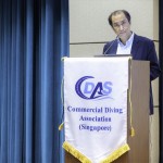 Guest of Honour - Professor Chan Eng Soon (Chairman WSHC (MI) Committee) giving his speech